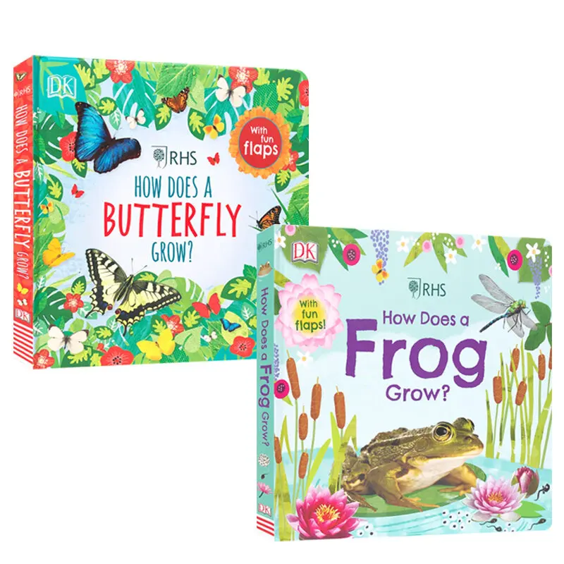 

How Does A Frog Grow /RHS How Does A Butterfly Grow Board Book