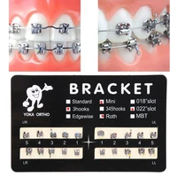 20pcs per pack dental brackets orthodontic brace metal mini roth slot 0 22 hooks 3 durable dentistry tool drop shipping