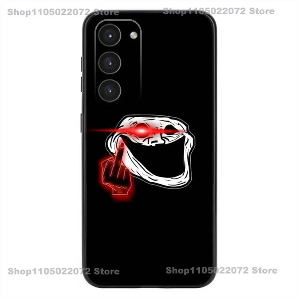 Чехол для телефона Samsung Galaxy A20,21s,22,31,32,52,53,72,73,80,91 с забавными комиксами T-Trollfaces Comics MemeS, мягкий жидкий силиконовый черный чехол (art.: 3920da66ae8dc) - 3920da66ae8dc
