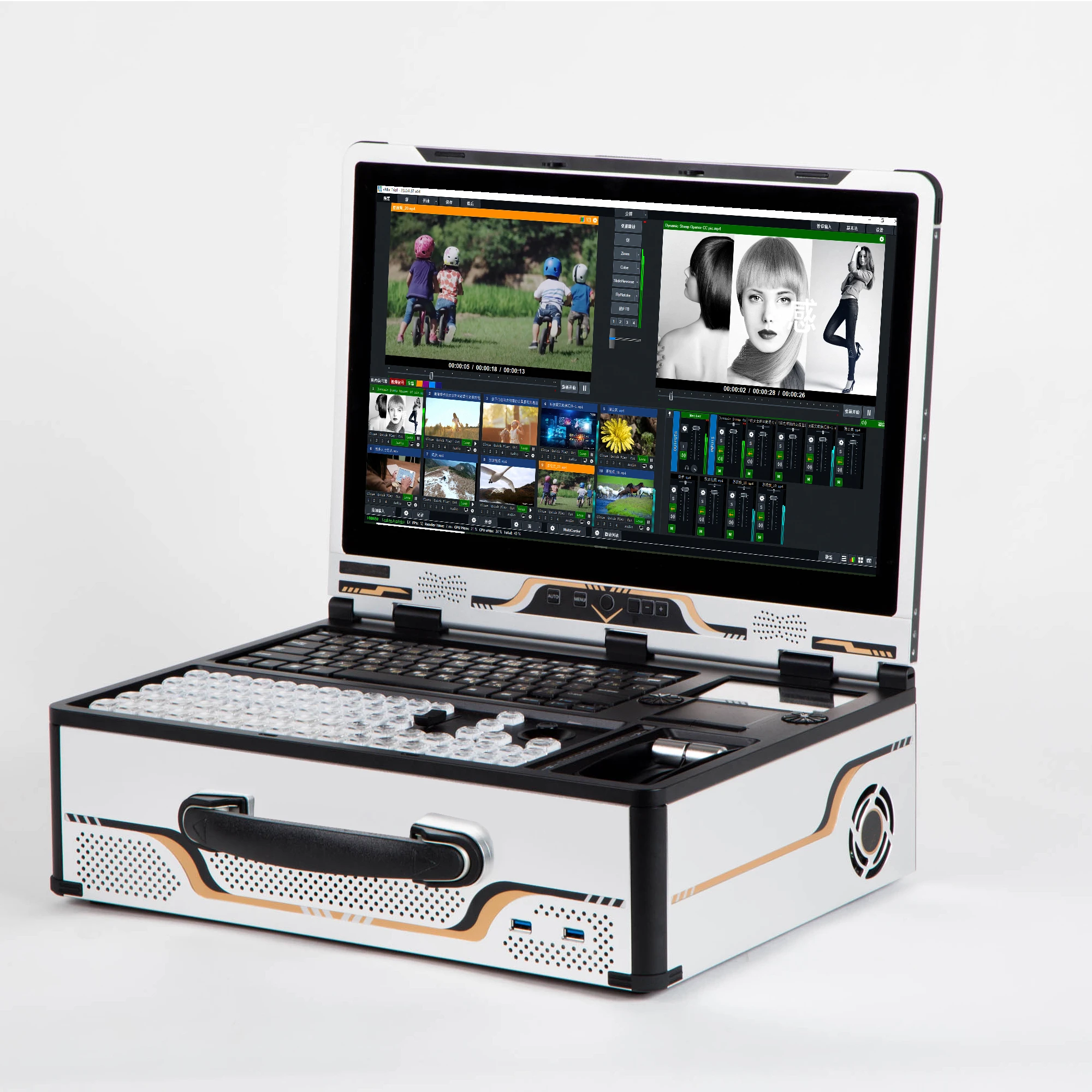 

All in One G100 Tystvideo Live stream Broadcast switcher video Machine for Radio & TV Broadcasting Equipment