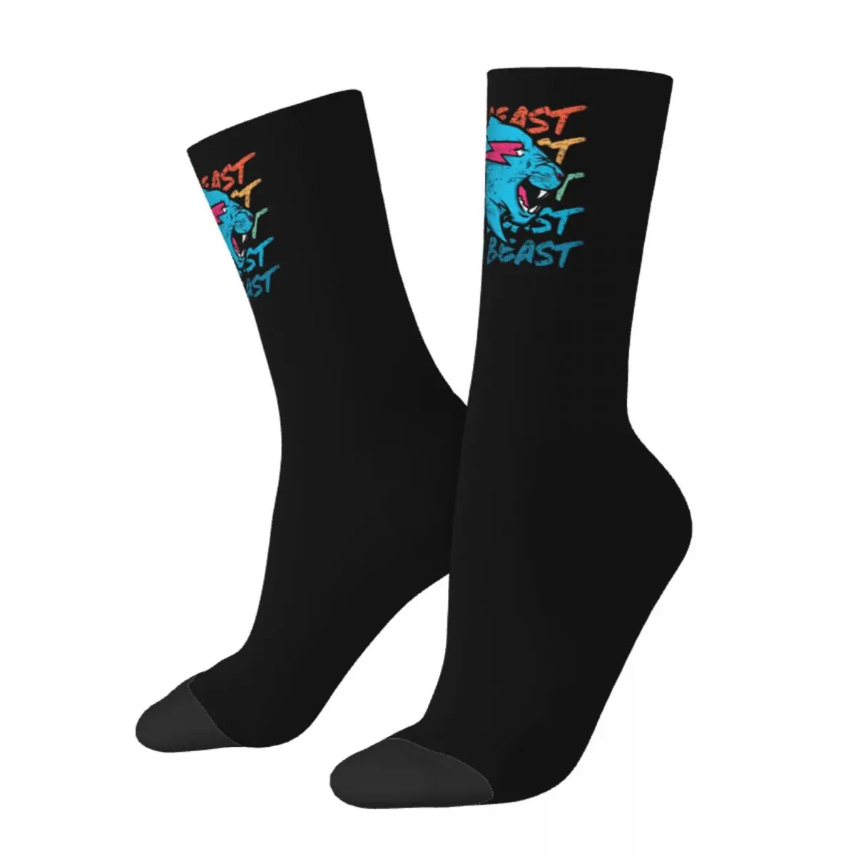 

Осенне-зимние сумасшедшие Дизайнерские мужские и женские Ретро Винтажные носки Mr Game Забавные Дышащие носки Mr Gaming Beast для скейтборда