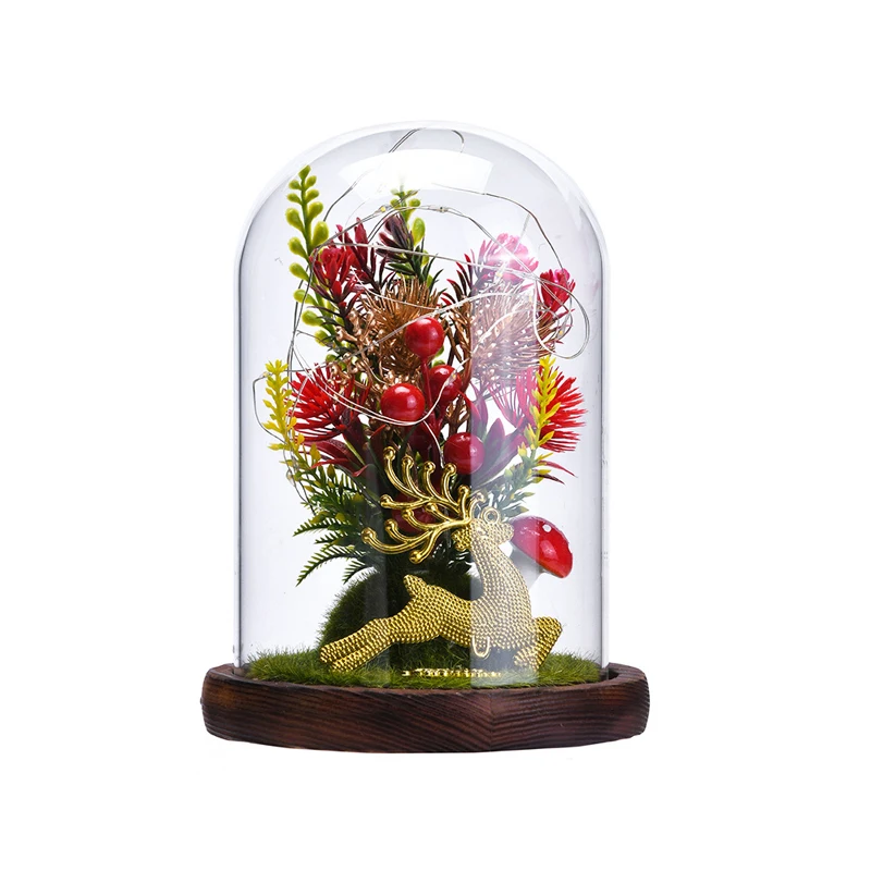 

Новый рождественский креативный Подарочный светодиодный светильник со стеклянной подсветкой