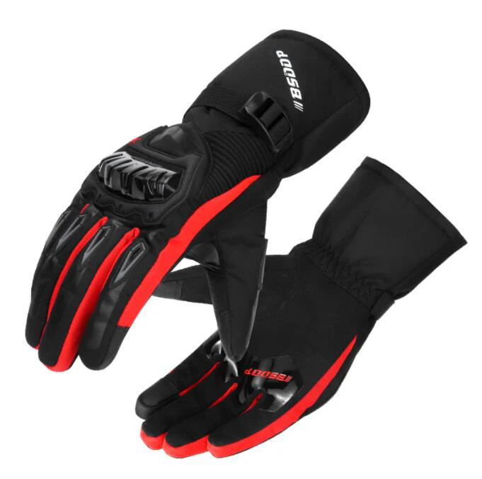 motorbike long gloves Winter Warm Moto Protective Gloves Touch Screen Gant Moto Guantes Motorbike Riding Glove