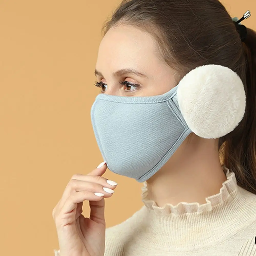 

Теплая Флисовая утепленная маска для верховой езды Пылезащитная маска для мужчин и женщин 2 в 1 маска для наушников маска для верховой езды зимние тканевые аксессуары