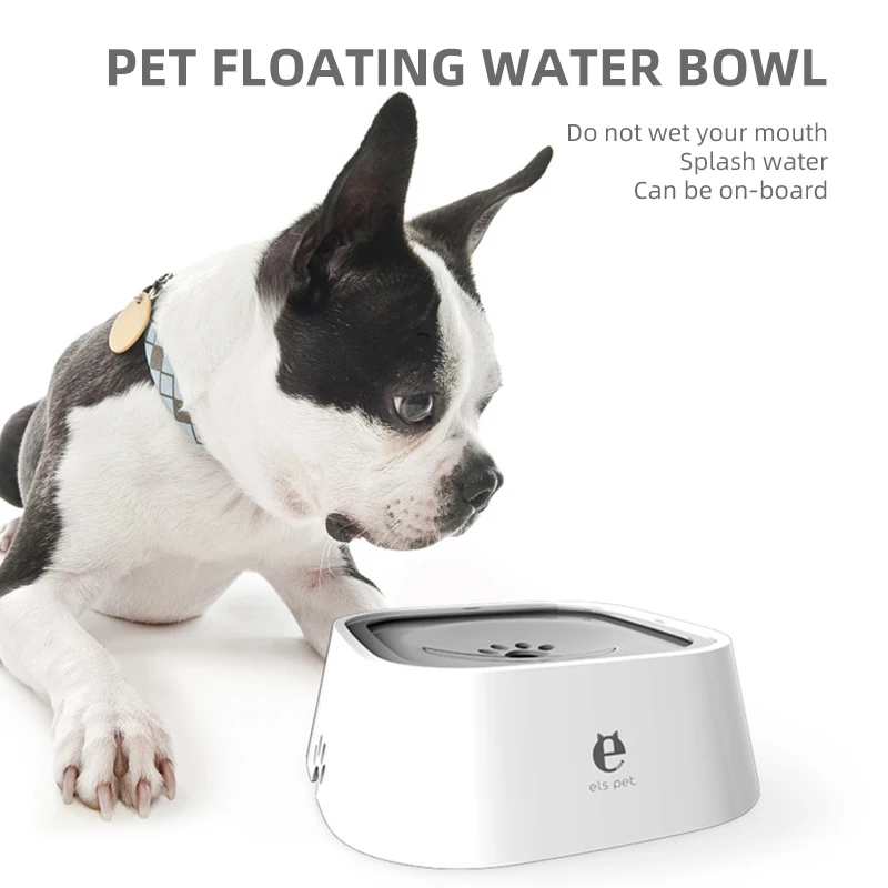 

Bowl For Dog 1.5L Floating Non-Wetting Mouth Cat Drinking Water Bowl Pet Water Feeder Dispenser Plastic Dog Bowl Dog Accessories