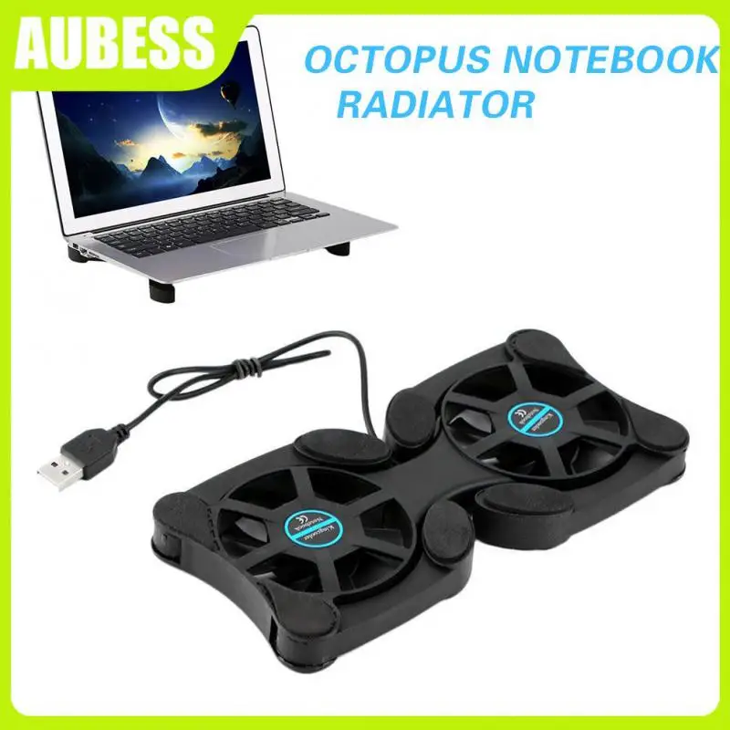 

Usb Port Fan Cooler Cpu Cooling Notebook Computer Stand Foldable Mini Cooling Pad Gaming Hot Selling For 7-15" Laptop Holder