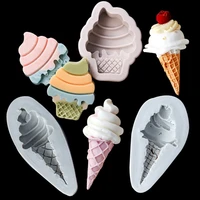 useful silicone ice cream mold reusable ice cream container popsicle mould kitchen cake decorative ornaments plug in