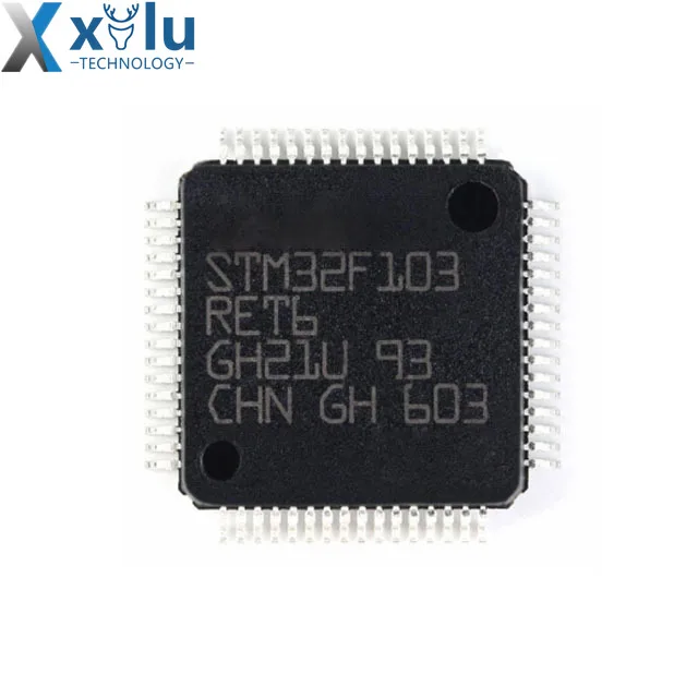 

New original offer LQFP64 512K STM32F103R microcontroller ic mcu STM32F103RET6