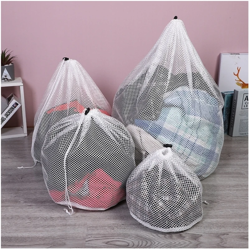 

Dirty Bag Care Woman Mesh Fine Bags Organizer Bra Washing Basket Machines Clothes Travel Shoes Foldable Net Accessories Laundry