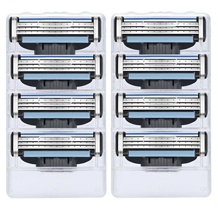 

4pcs/8pcs Men Safety Razor Blades Facial Care Razor Blades Manual Shaving Cartridge for Shave