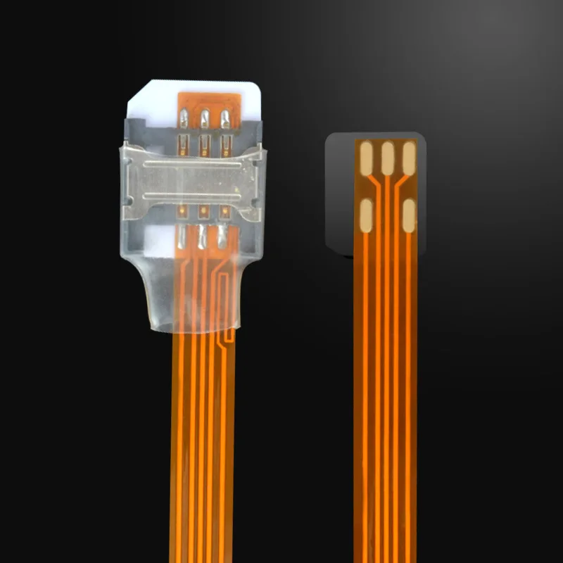 Micro Card Forward To SIM Card Phone Extension Cord Converter Adapter Transparent Open Device for Samsung