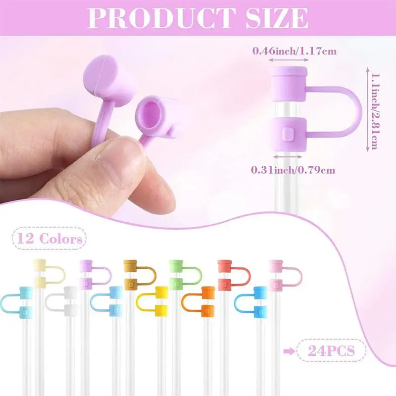 24 шт. герметичный соломенный чехол для Stanley 40/30 унций откидная соломенная крышка