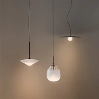 simple frosted glass pendant lights modern suspension lamps for bedroom bedside dinning room decor restaurant light led lighting