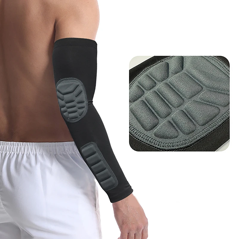 

1Pc Arm Sleeve Armband Elbow Sport Basketball Football Anti-Slip Anti-Collision Brace Support Elastic Protective Pad Arm Guard