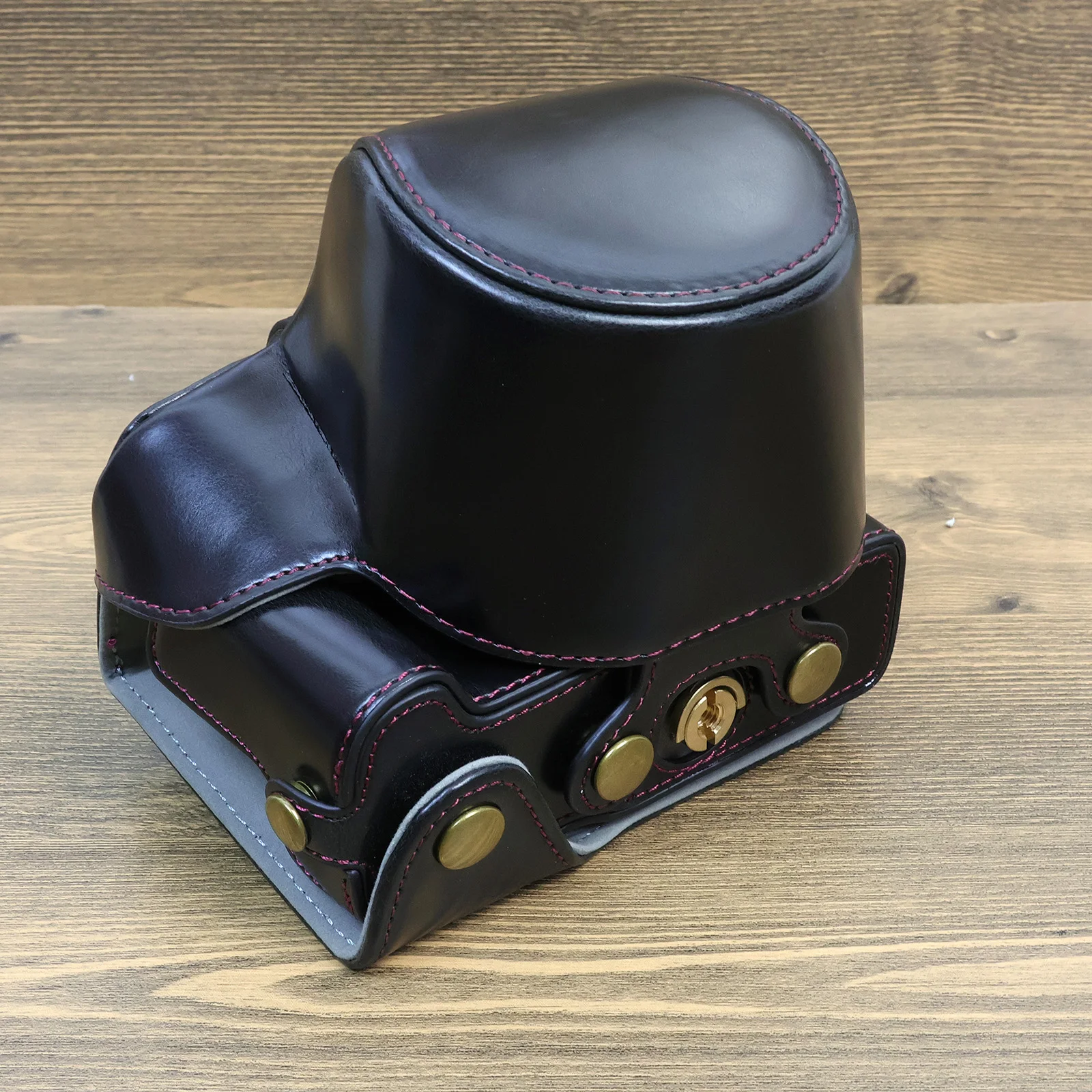 Кожаный ремешок для фотоаппарата HQ Canon Eos R50 с объективом 18-45 мм