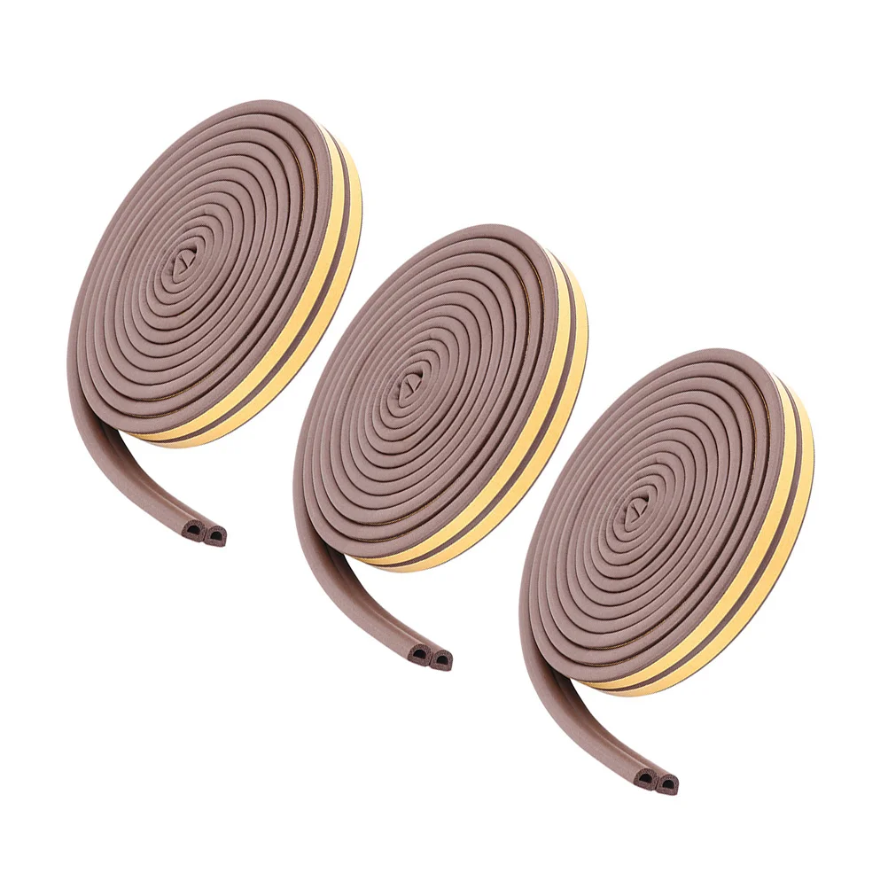 

3 Rolls Multipurpose Practical Anti-collision Strips Soundproof Seal Strips