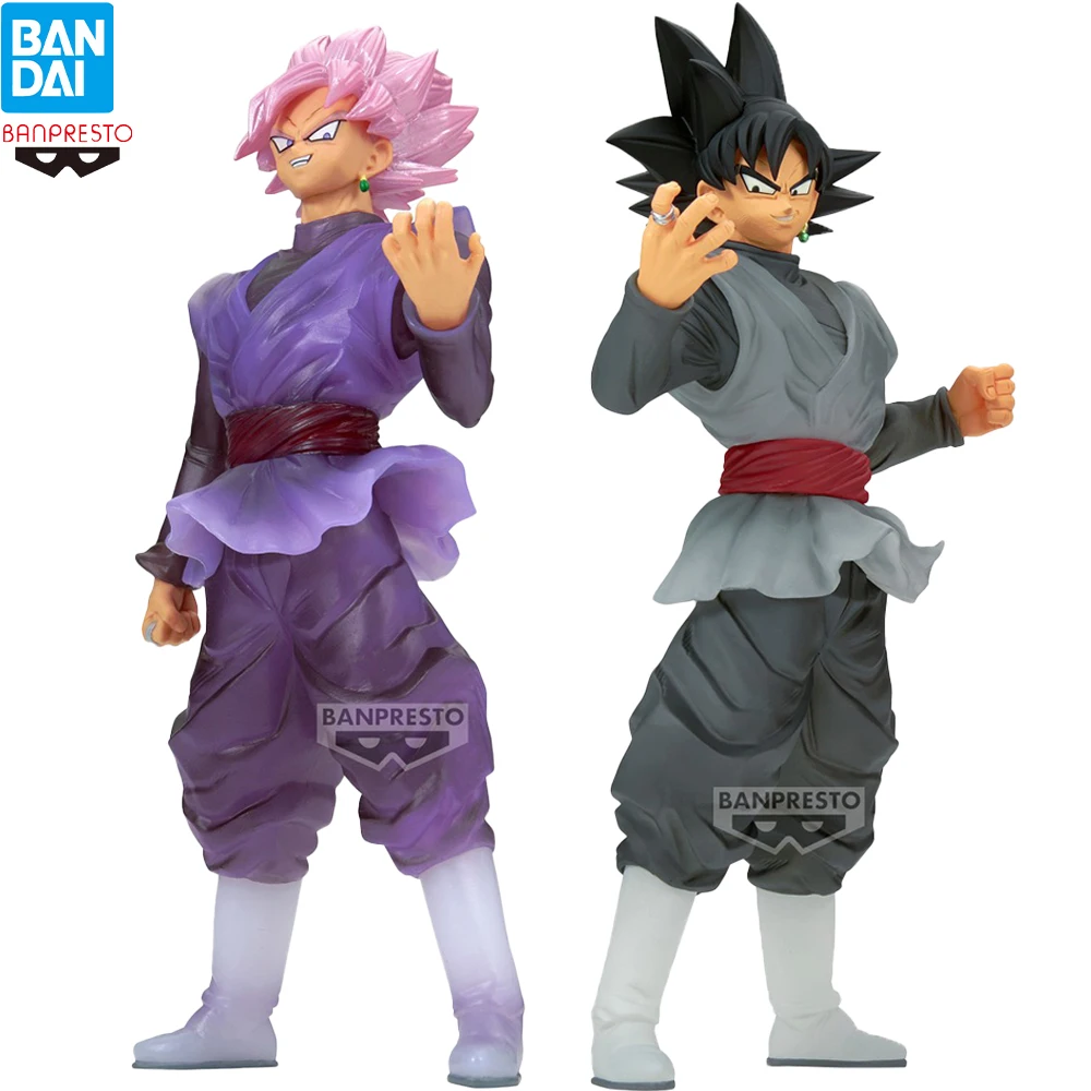 BANDAI bansoon Dragon Ball и Super Goku Black SSR Saiyan Rose Clear Series 19 см кукла коллекционная аниме-фигурка
