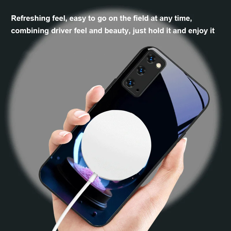 Dream Bottle Universe для Magsafe Samsung S 25 S8 S9 S10 S20Ultra S21 Pro S22 Plus S23 FE S24 Ultra S25 Edge Glass Чехол для телефона (art.: 3920d4384afe8) - 3920d4384afe8