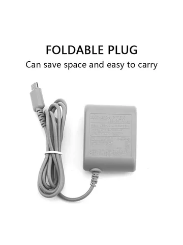 Адаптер зарядного устройства переменного тока с вилкой европейского стандарта и США для Nintend NDSLite, настенное домашнее дорожное зарядное устройство для NDS Lite Game Conso, адаптер питания переменного тока