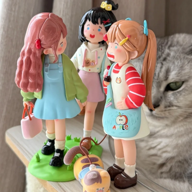 Фото Drama-Van SUKI Myfriends Series слепая коробка милые аниме фигурки загадочная коробка кукла подарок настольный орнамент модель девушка сюрприз подарок игрушка №3