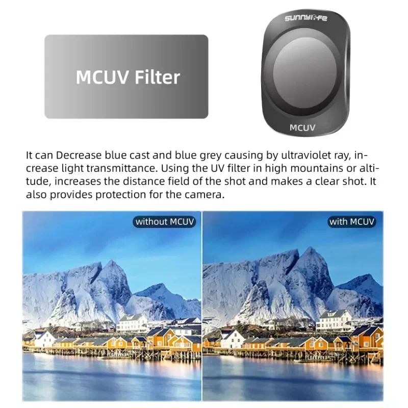 For OSMO POCKET 3 Filter Magnetic Adjustable Metal Various Models Optional CPL ND256 Polarizer ND64/PL