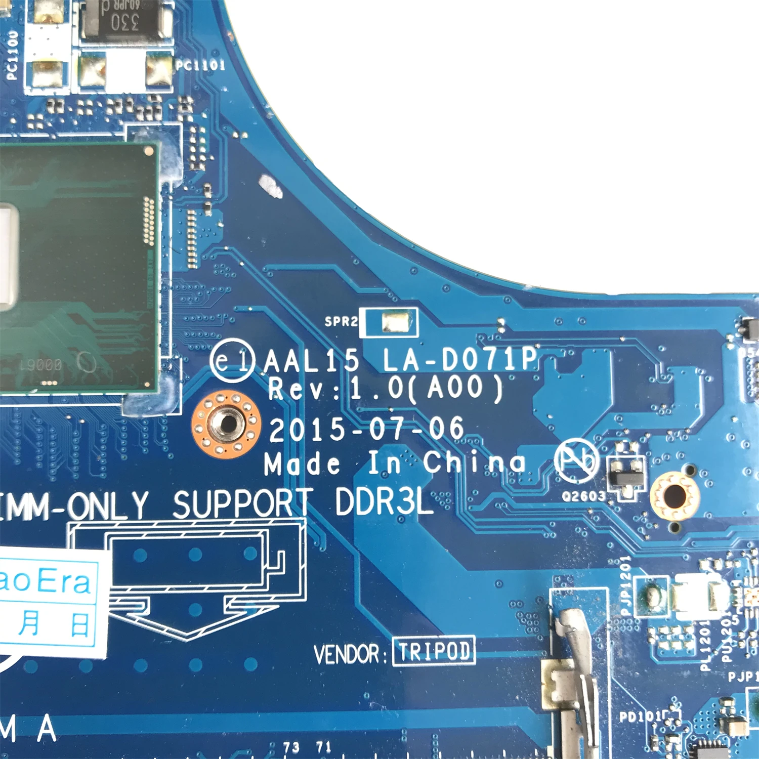 Фонарь 0PW46V PW46V для dell Inspiron 15 5559 5459 5759 Материнская плата ноутбука фонарь с SR2EV 3855U HDMI