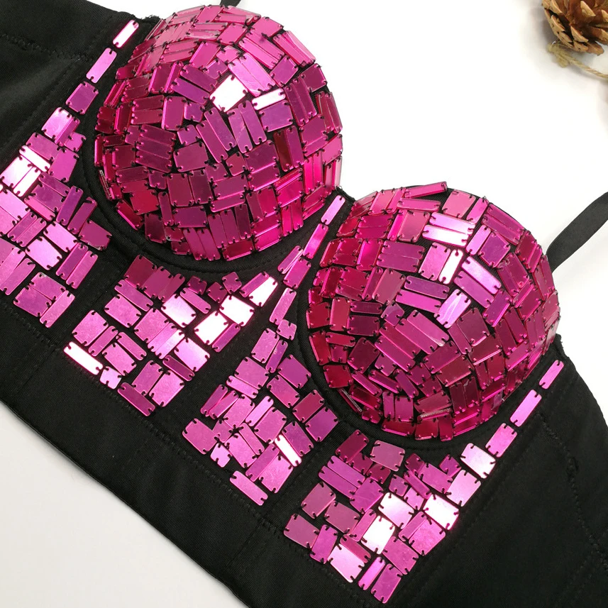 

Underbust Performance Mujer Bustier Female Evening Corset Gothic Sequin Women Lingerie Sexy Corcets Body Top De Espartilho