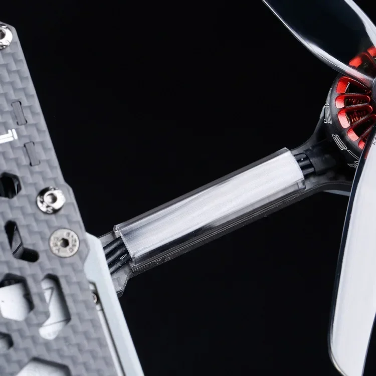 Фото 10 шт. iFlight 4in1 ESC защита кабеля двигателя тонкая трубка для Nazgul5 XL SL DC FPV гоночного дрона рама бесщеточная крышка проводов №4