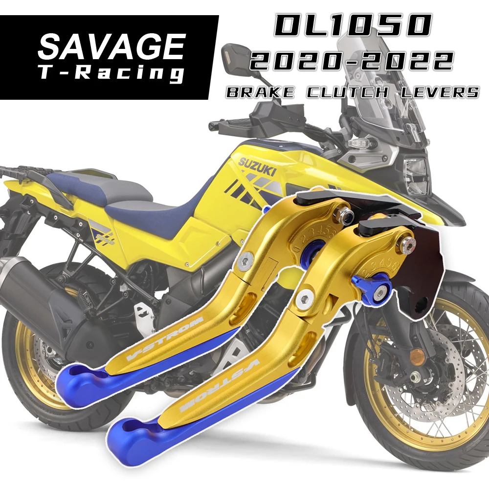 

Рычаги тормоза для мотоцикла SUZUKI V-дополнительный DL1050 DL1000 DL650 DL250 XT, регулируемая складная ручка тормоза DL 650 1050 1000 vстрома