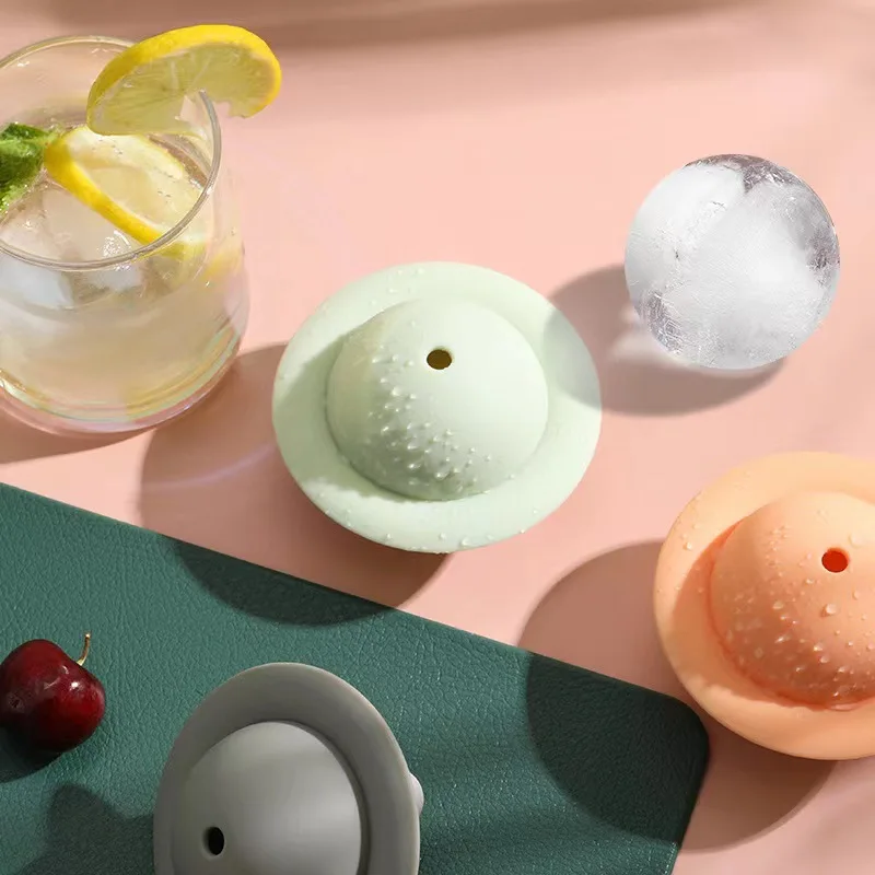 

Kitchen Silicone Sphere Ice Cube Mold Stackable Slow Melting DIY Ice Ball Round Jelly Making Mould for Cocktail Whiskey Drink