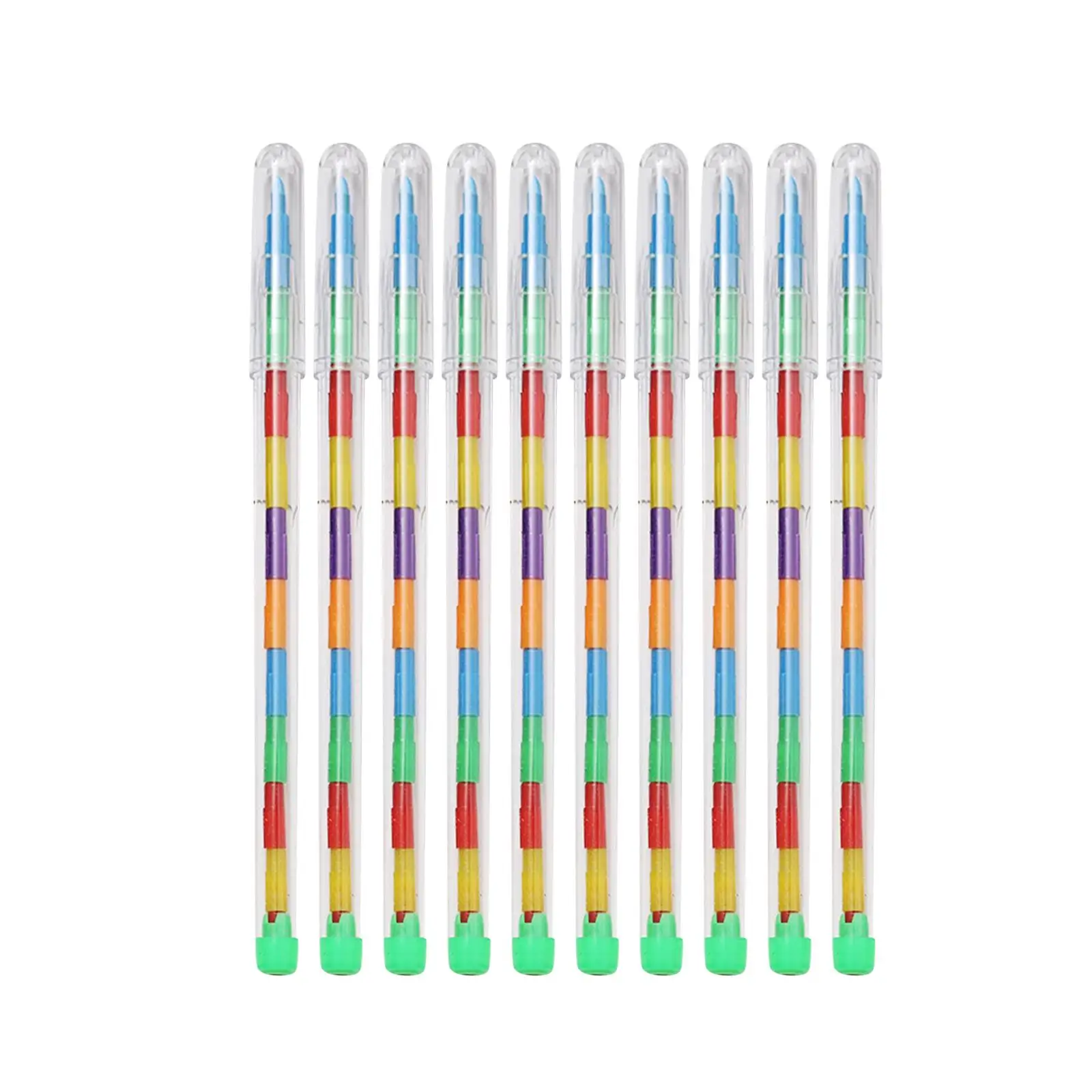 Mini Rainbow Stacking Crayon Pen Party Supplies Diy Crafts S