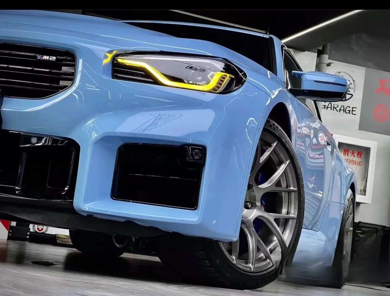 Дневные ходовые огни Baviss для BMW серии G87 G42 M2 M240I дневные ангельские глазки из