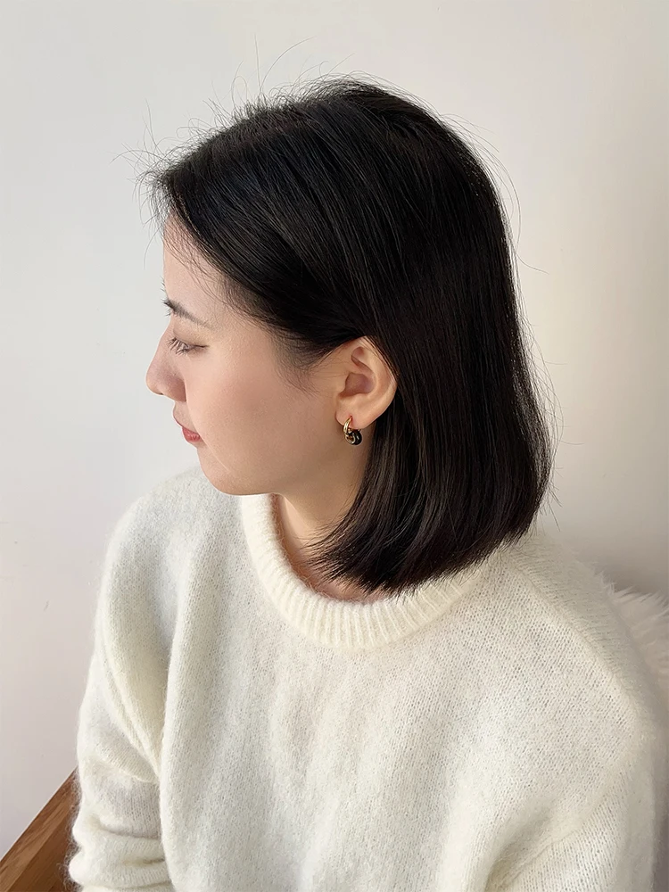 Ops осень и зима элегантный Maillard простые продвинутые натуральные тигровый глаз