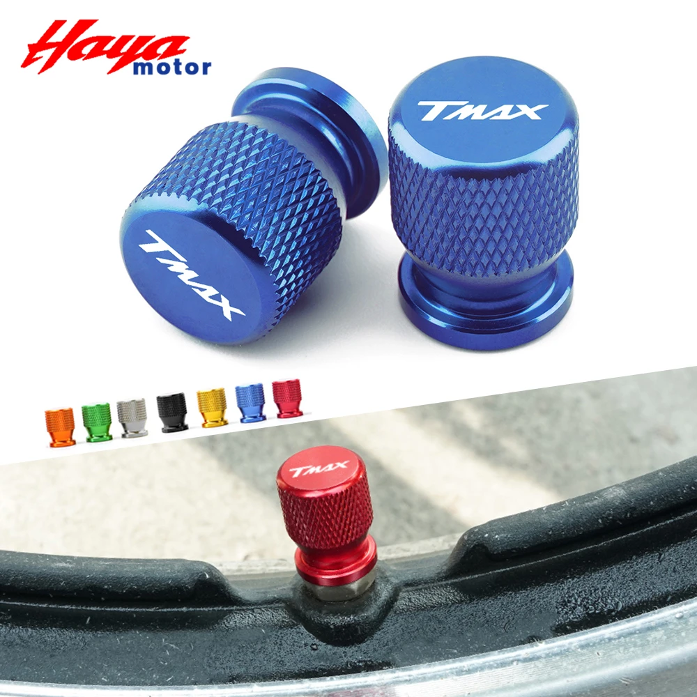 Фото Колпачки для вентилей шин Yamaha Tmax500 Tmax530 Tmax560 SX DX Tmax T-max 500 530 560, заглушки для воздушных портов, аксессуары для мотоциклов №2