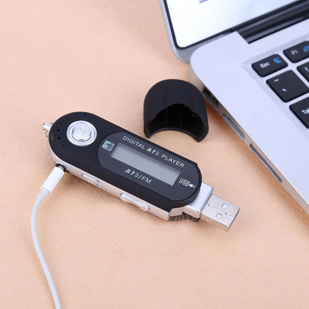 Mini Portable Digital USB MP3 Music Audio Player LCD Screen Support 32GB TF Card With Microphone Outdoor Sport Walkman images - 6