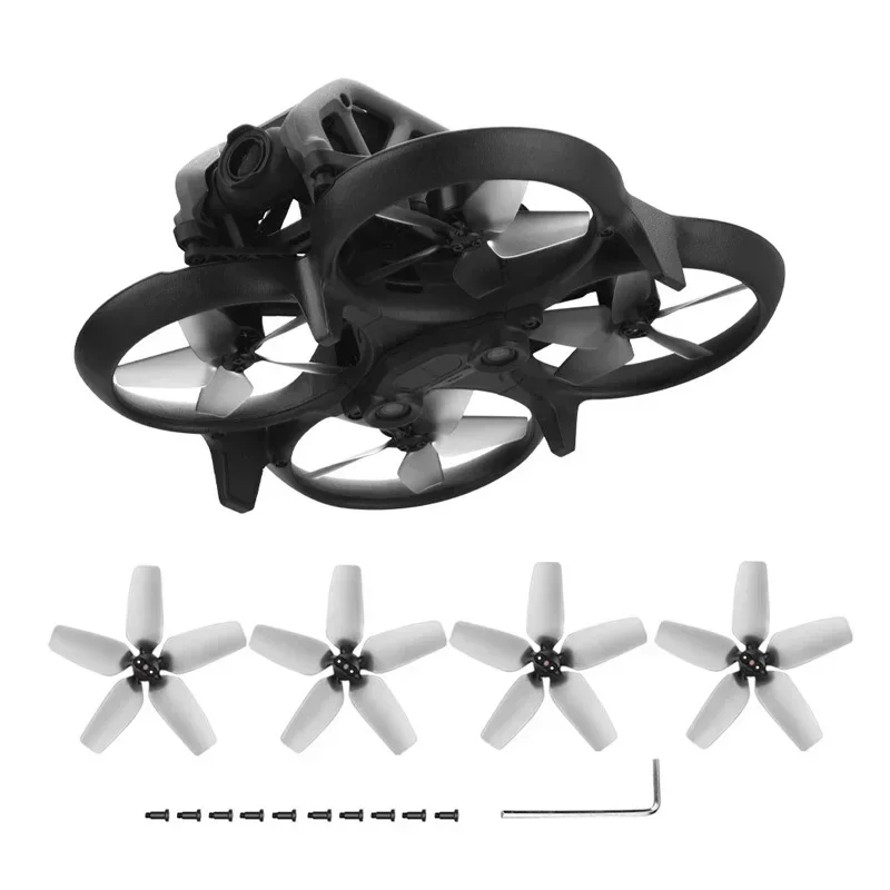 4 шт. реквизит для пропеллера дрона сменные детали легкие вентиляторы с крыльями