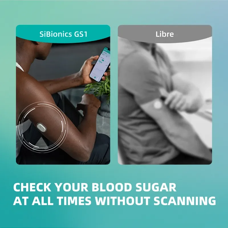Измеритель уровня глюкозы в крови Сибиониика CGMS 24 часа машина для испытания