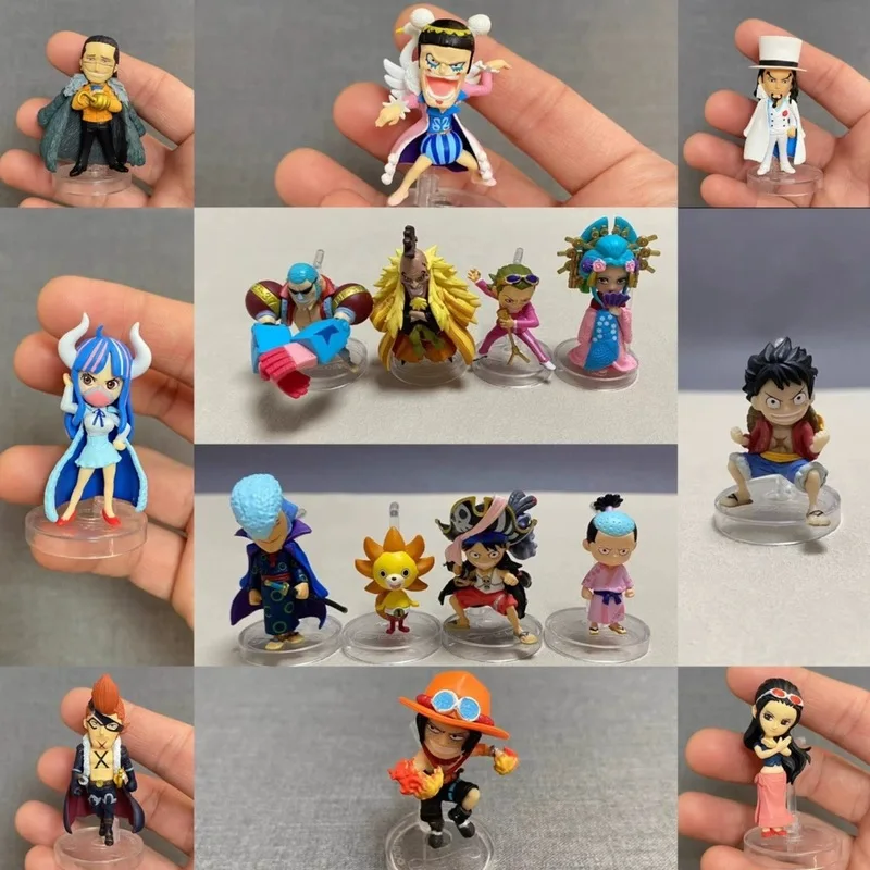 

Bandai Original Gashapon One Piece Onepi No Mi 09 Nico Robin Rob Lucci Bon Clay Anime Action Figures Toys Gifts For Children
