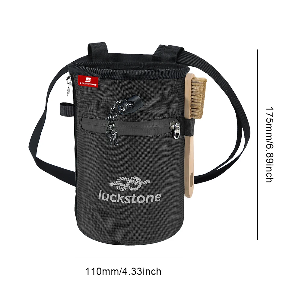 1/2 шт. водонепроницаемый мешок для боулдеринга с 2 большими карманами на молнии