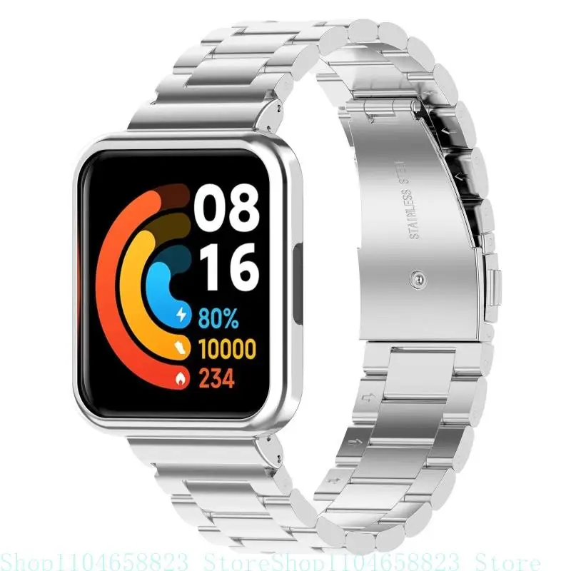 652F Sport Band для Redmi Watch 2 Lite For Smart прочный металлический ремешок + корпуса браслета