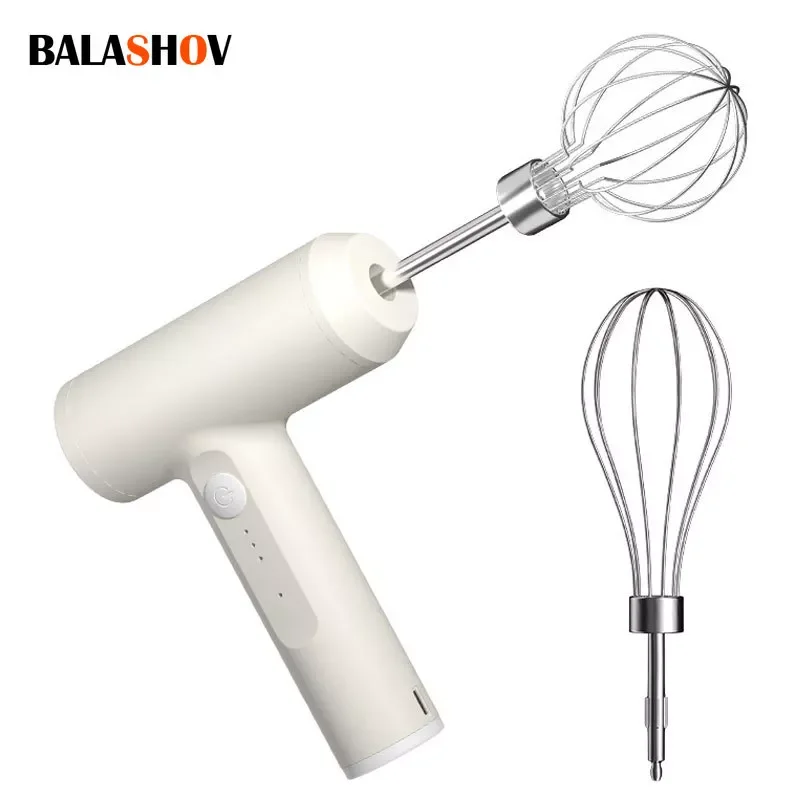 

Foamer Mixer Whisk Beater Stirrer 3-Speeds Coffee Milk Drink Frother USB Rechargeable Handheld Food Blender Whisk