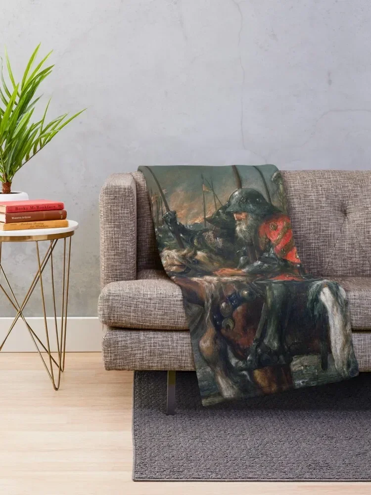 Утром битвы при агинкорт 25 октября 1415 года-сэр Джон Гилберт одеяло фланелевые