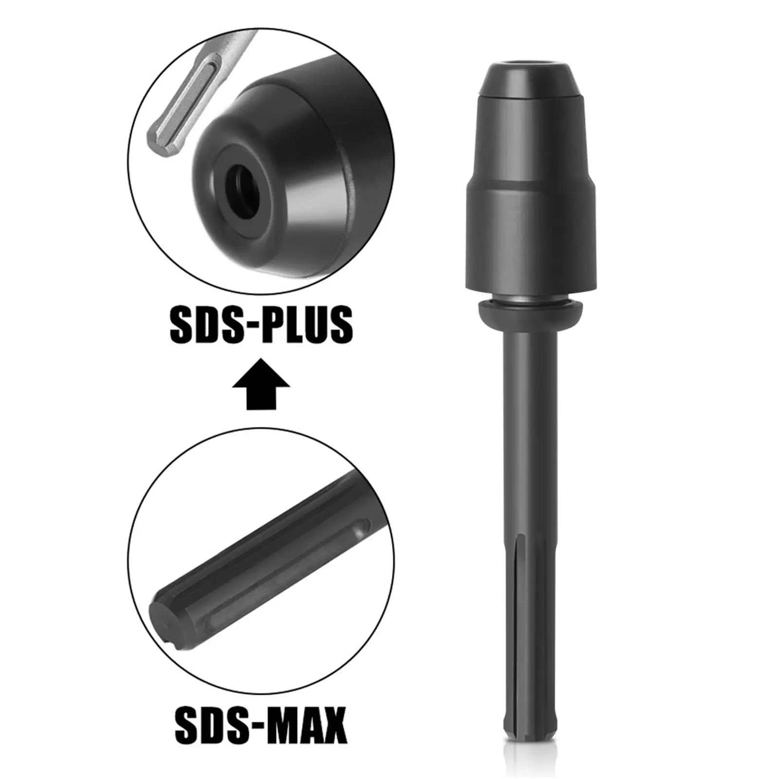 

1Pcs SDS Max to SDS Plus Chuck Drill Converter Durable for Rotary Hammers