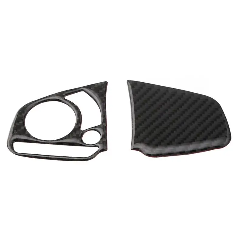 

Steering Wheel Button Panel Carbon Fiber Patch Labeling Civic Carbon Fiber Central Control Interior ForHonda