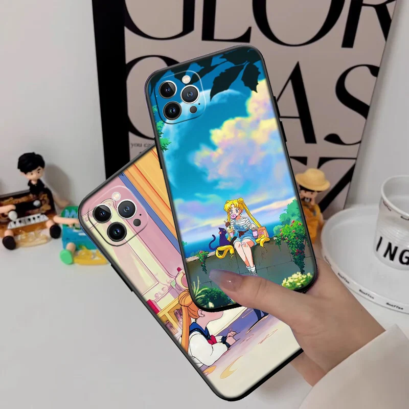Чехол для телефона IJ48 S-Sailors M-Moon Shell для Samsung Galaxy Note 10 20 S23 S24 S25 Ultra FE Plus Edge Lite A02S A35 A07 A17 (art.: 3920db8958180) - 3920db8958180