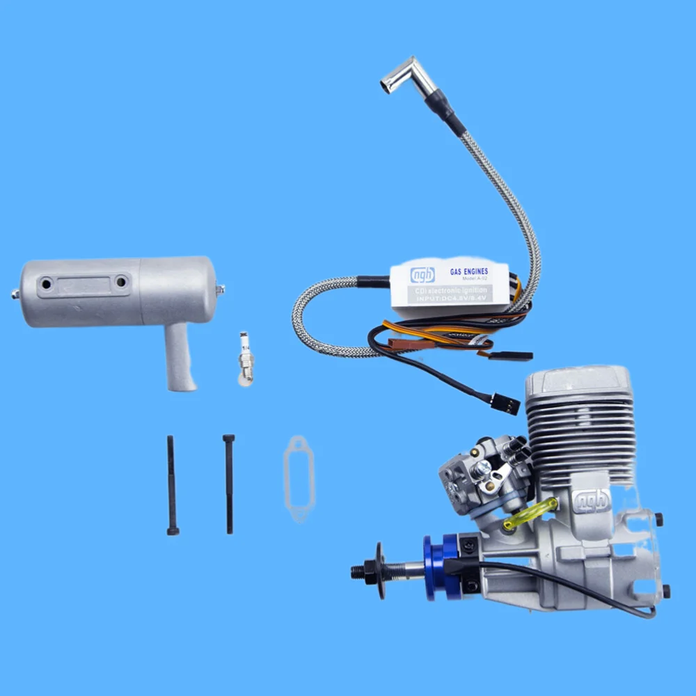 Компания GT25 Двигатель 25 куб.см для радиоуправляемого самолета Двухтактный