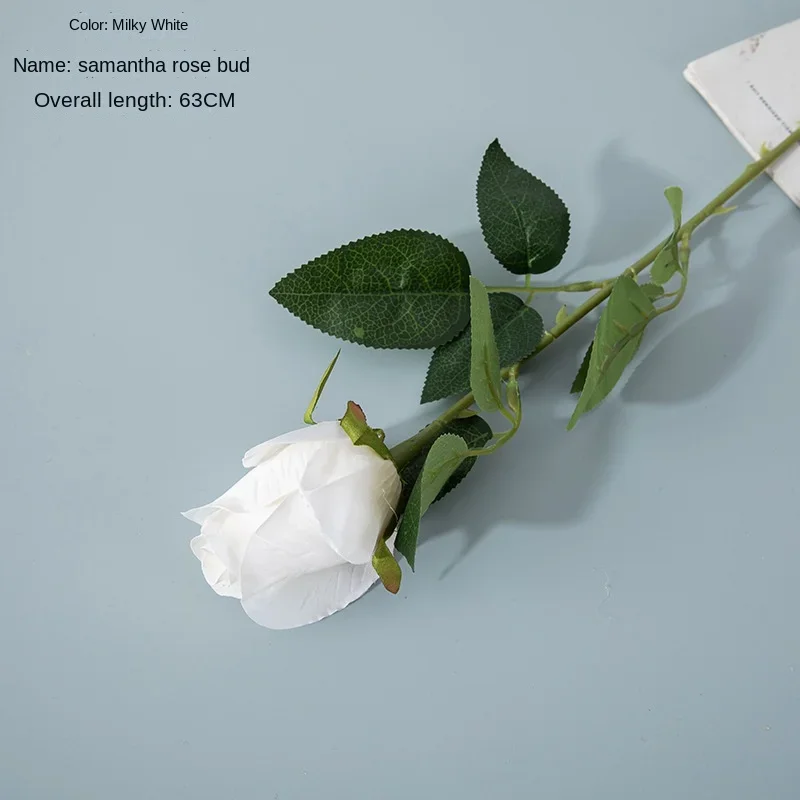 

Искусственная роза из шелка 63 см