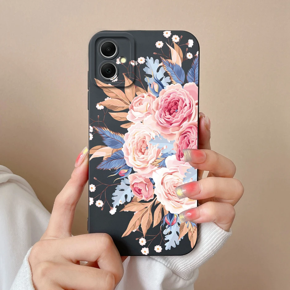 Чехол для Samsung Galaxy A05 A 05 противоударный чехол из жидкого силикона в мультяшном