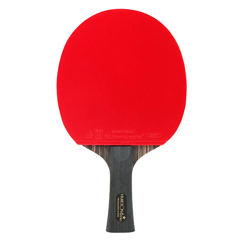 

1PC 6Star Table Tennis Paddle FL CS Short Long Handle Carbon fiber Elasticity Ping Pong Paddle For Daily Training Competition