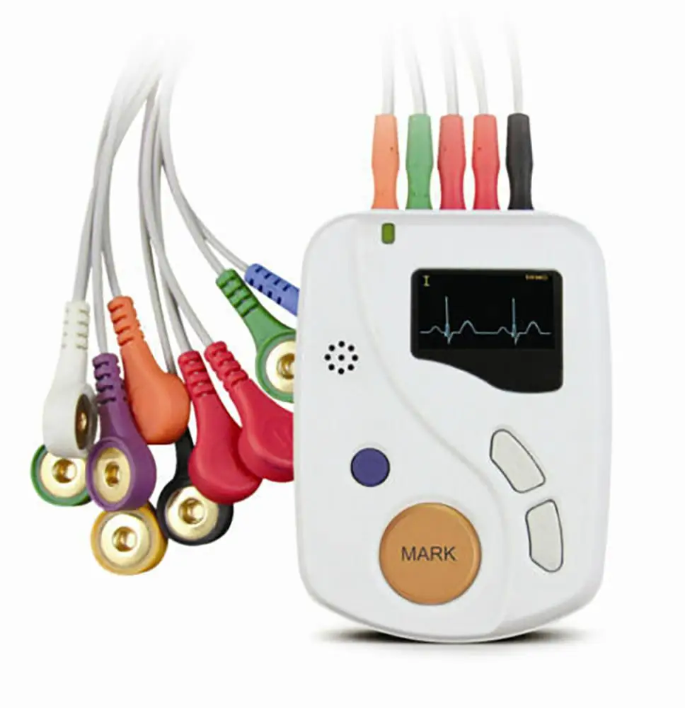 

TLC6000 Contec 48h запись и анализ, динамический ЭКГ holter 12-канальный EKG машина